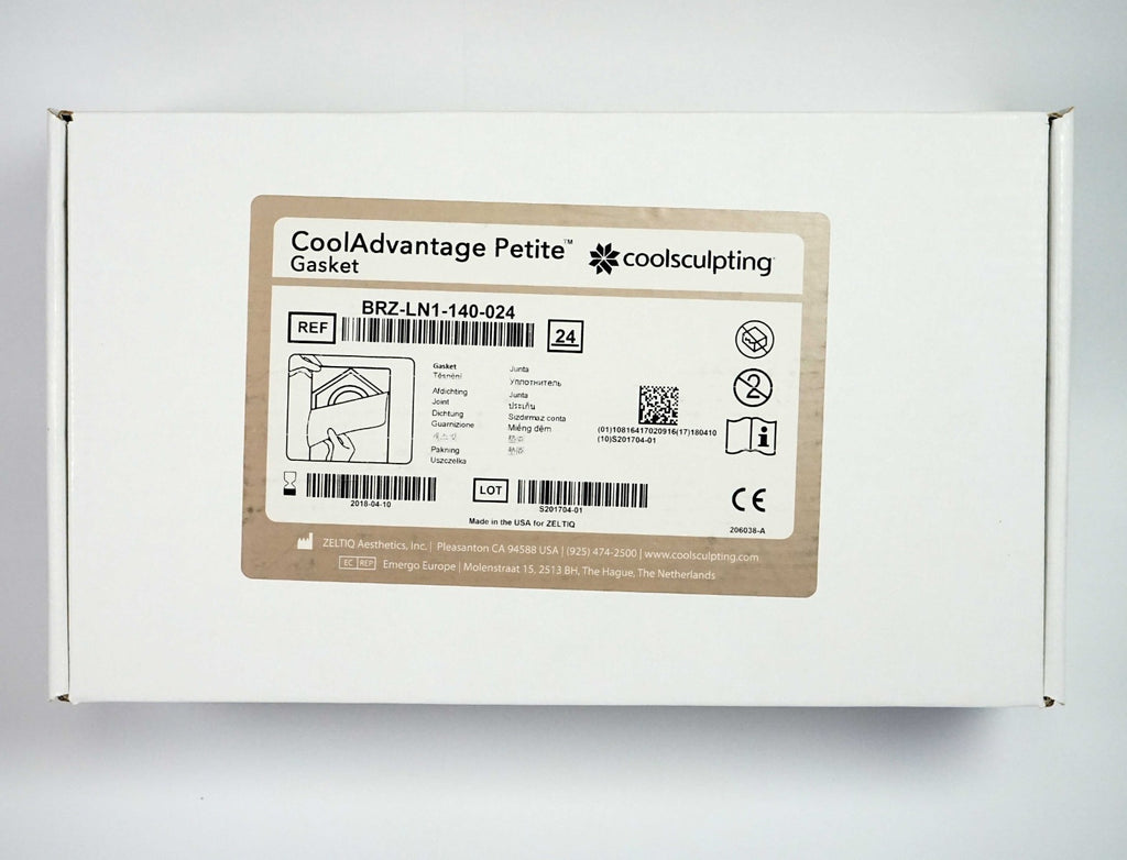 Zeltiq CoolSculpting CoolAdvantage Petite Gaskets BRZ-LN1-140 Exp04/2018 x24 Pcs
