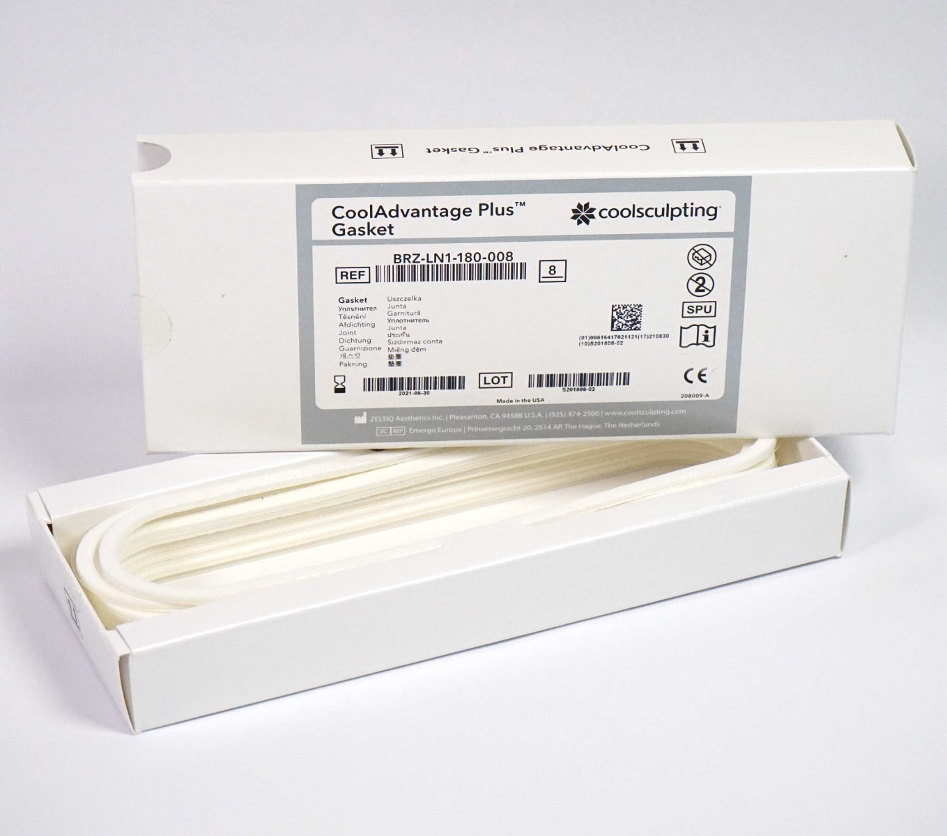 Zeltiq CoolSculpting CoolADVANTAGE PLUS Gasket BRZ-LN1-180-008 EXP08/21 x9 Pcs