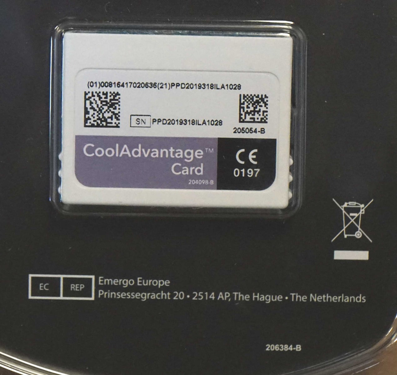 Zeltiq CoolSculpting CoolAdvantage Purple Card BRZ-CD4-160-003 205054-B 2 Cycles