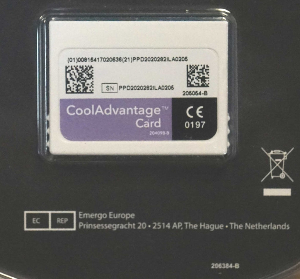 Zeltiq CoolSculpting CoolAdvantage Purple Card BRZ-CD4-160-003 204098-B 2 Cycles