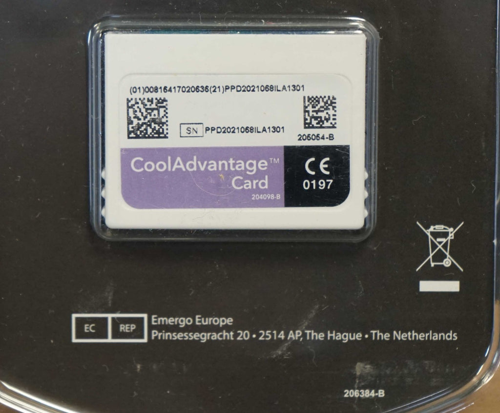 Zeltiq CoolSculpting CoolAdvantage Purple Card BRZ-CD4-160-003 204098 3 Cycles