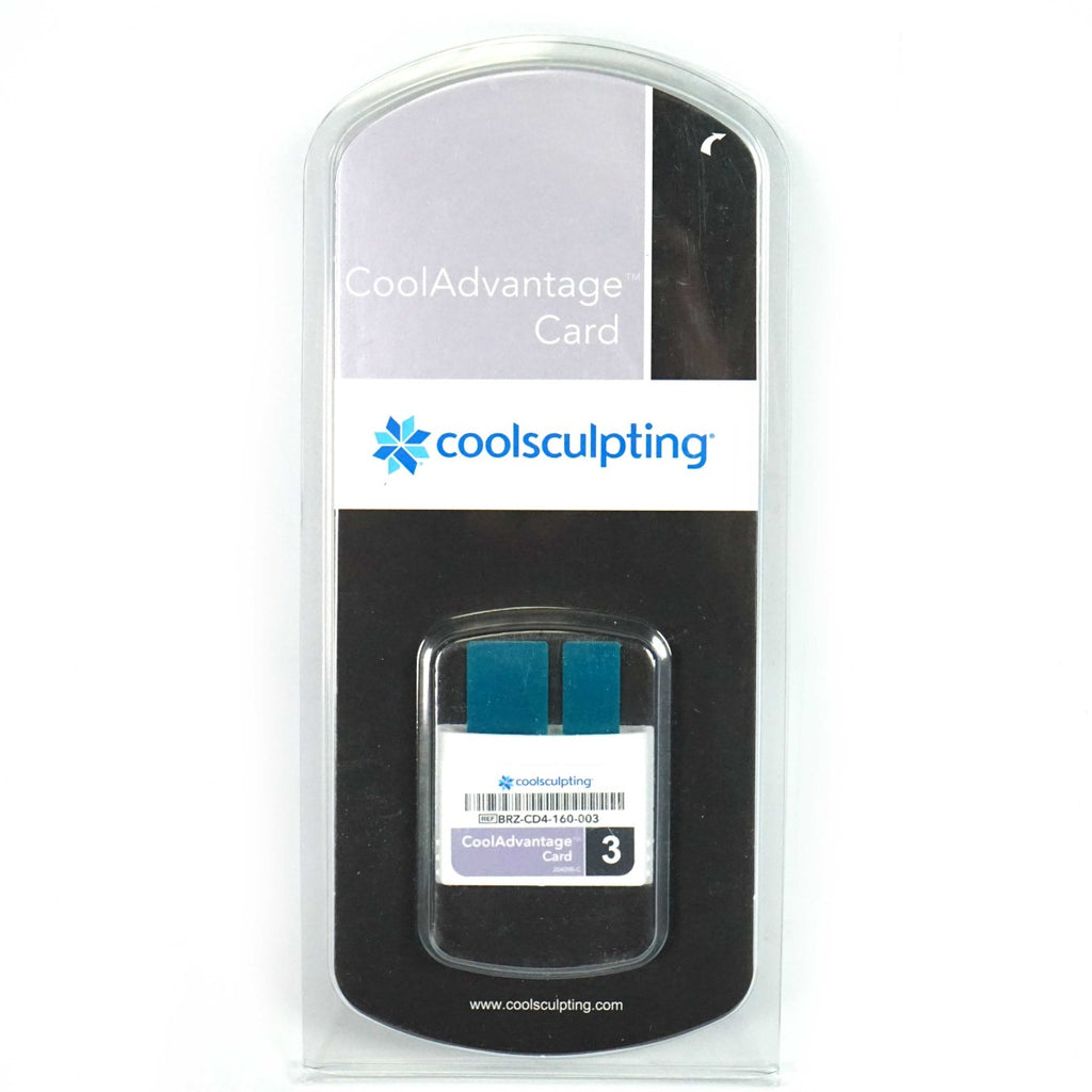 Zeltiq CoolSculpting CoolAdvantage Purple Card BRZ-CD4-160-003 204098 3 Cycles