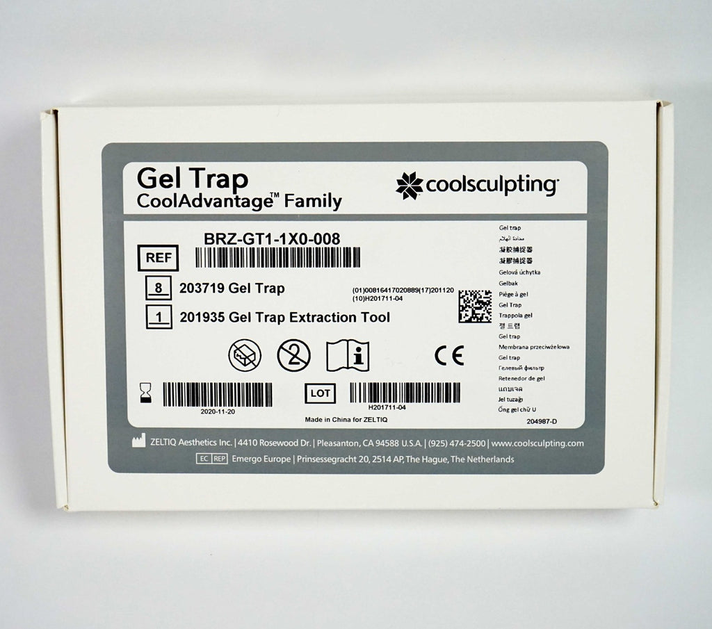 Zeltiq CoolSculpting CoolAdvantage Gel Trap BRZ-GT1-1X0-008 w/Tool Exp11/2020