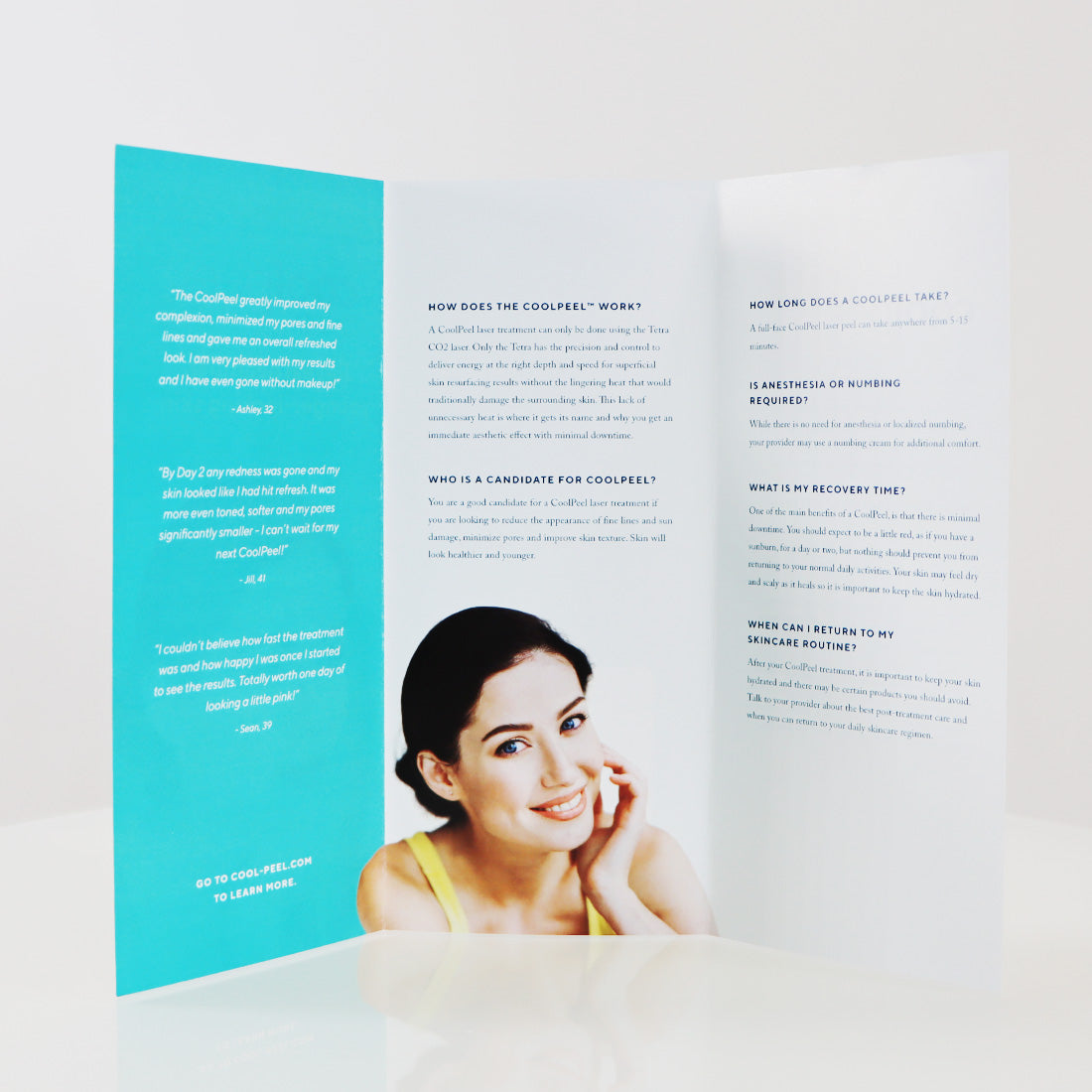 Deka Cartessa Coolpeel Reveal Healthier Younger-Looking Skin Brochure x25 PC