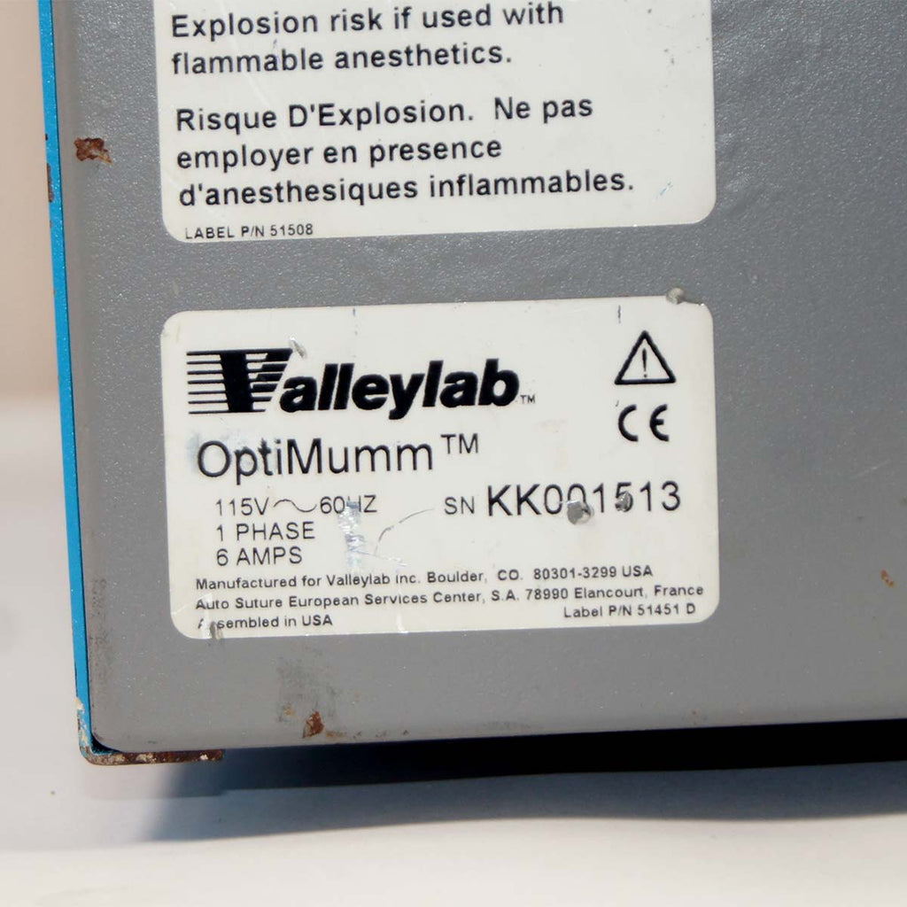 ValleyLab OptiMumm Smoke Evacuator with Filter RapidVac AccuVac