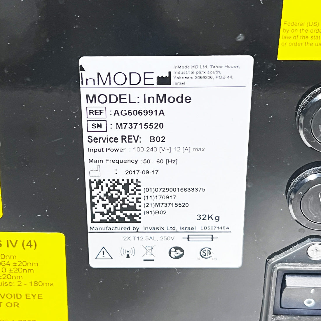 2017 InMode Optimas Morpheus8 SR515 SR580 Fractora IPL Skin Treatment Laser System