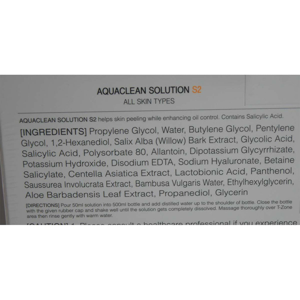 AquaClean Cellmula S2 Premium Concentrated Solution Skin-Peeling & Hydration Kit