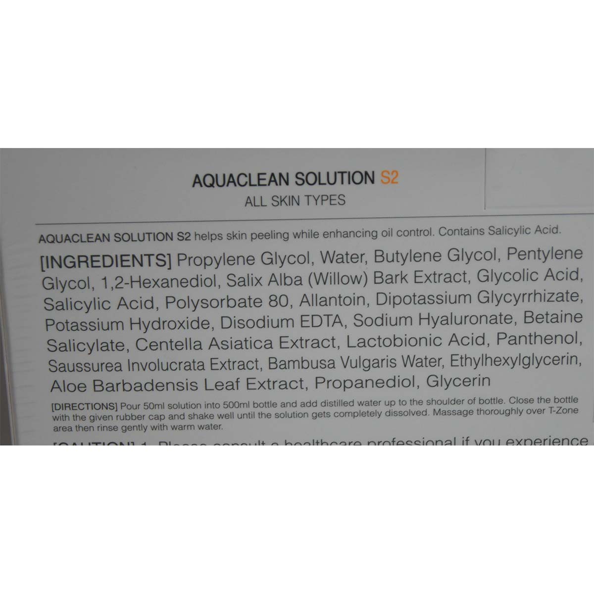 AquaClean Cellmula S2 Premium Concentrated Solution Skin-Peeling & Hydration Kit
