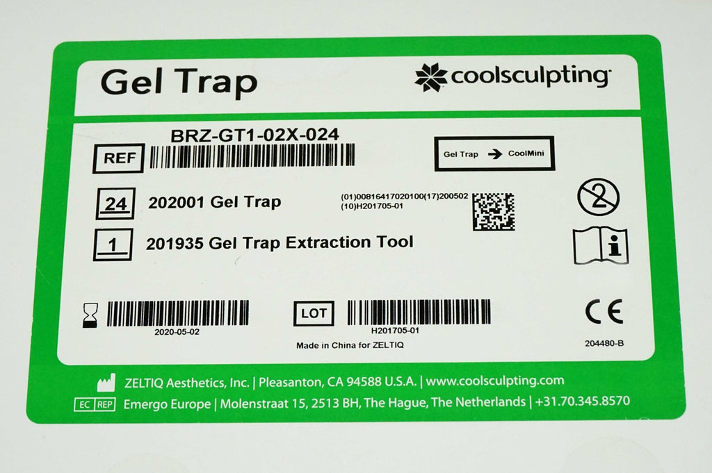 Zeltiq CoolSculpting Mini BRZ-GT1-02X-024 CoolMini Gel Traps Exp05-2020 x12 Pcs
