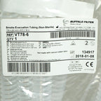 Buffalo Filter Smoke Evacuation Tubing Non-Sterile VT78-6 7/8" x 6' Clear Single