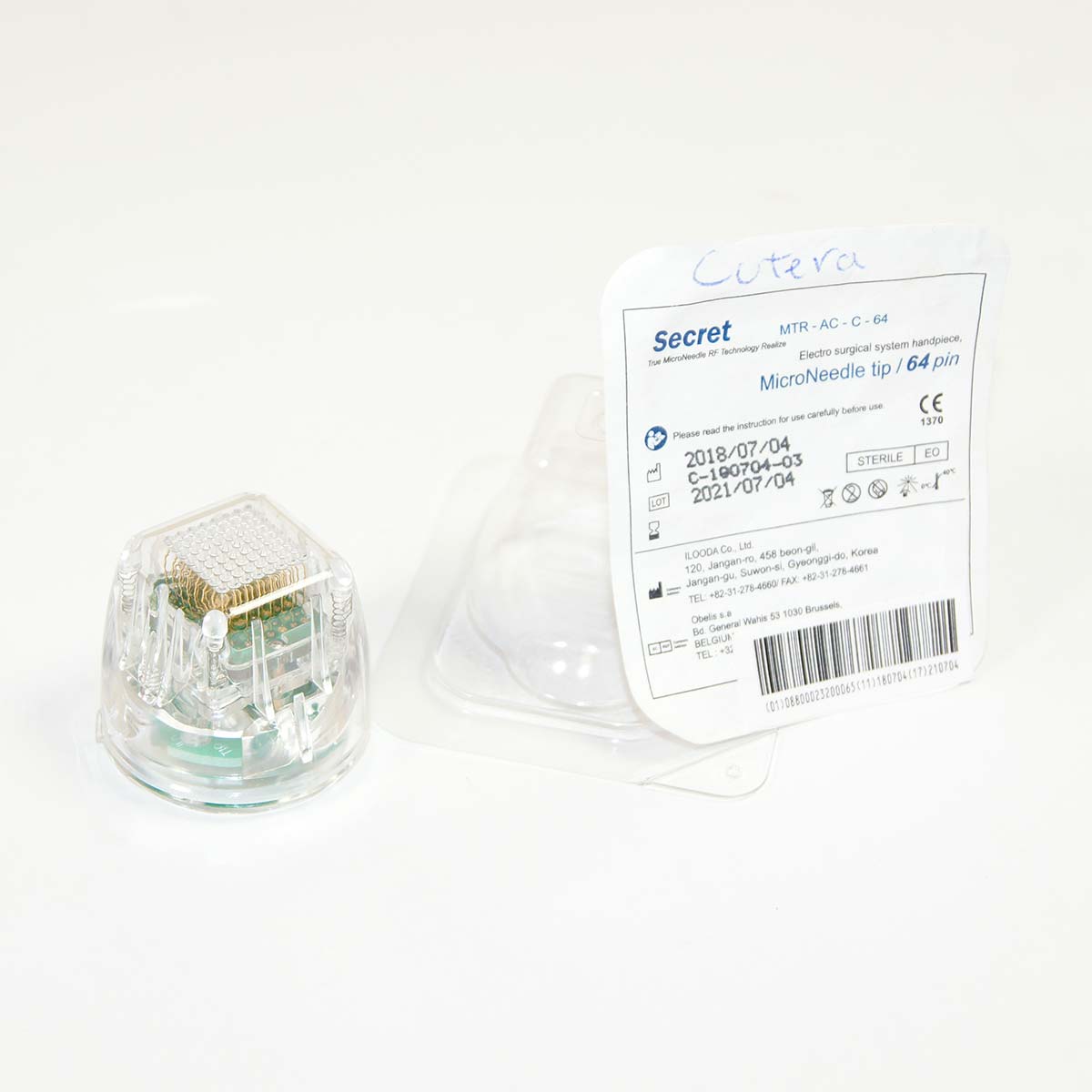 Cutera SecretRF RF MicroNeedling Tip 8x8 64-Pin MTR-AC-C-64 Single EX2021 Tested