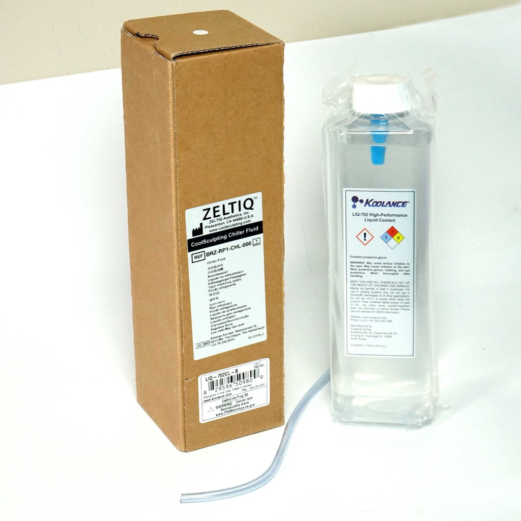 Zeltiq CoolSculpting Chiller Fluid LIQ-702 700ml 24oz BRZ-RP1-CHL-000 Koolance