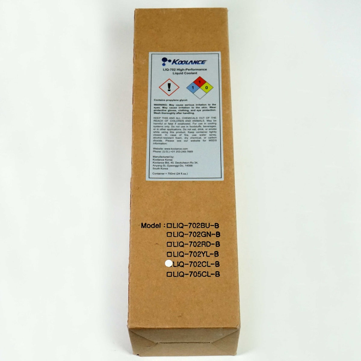 Zeltiq CoolSculpting Chiller Fluid LIQ-702 700ml 24oz BRZ-RP1-CHL-000 Koolance