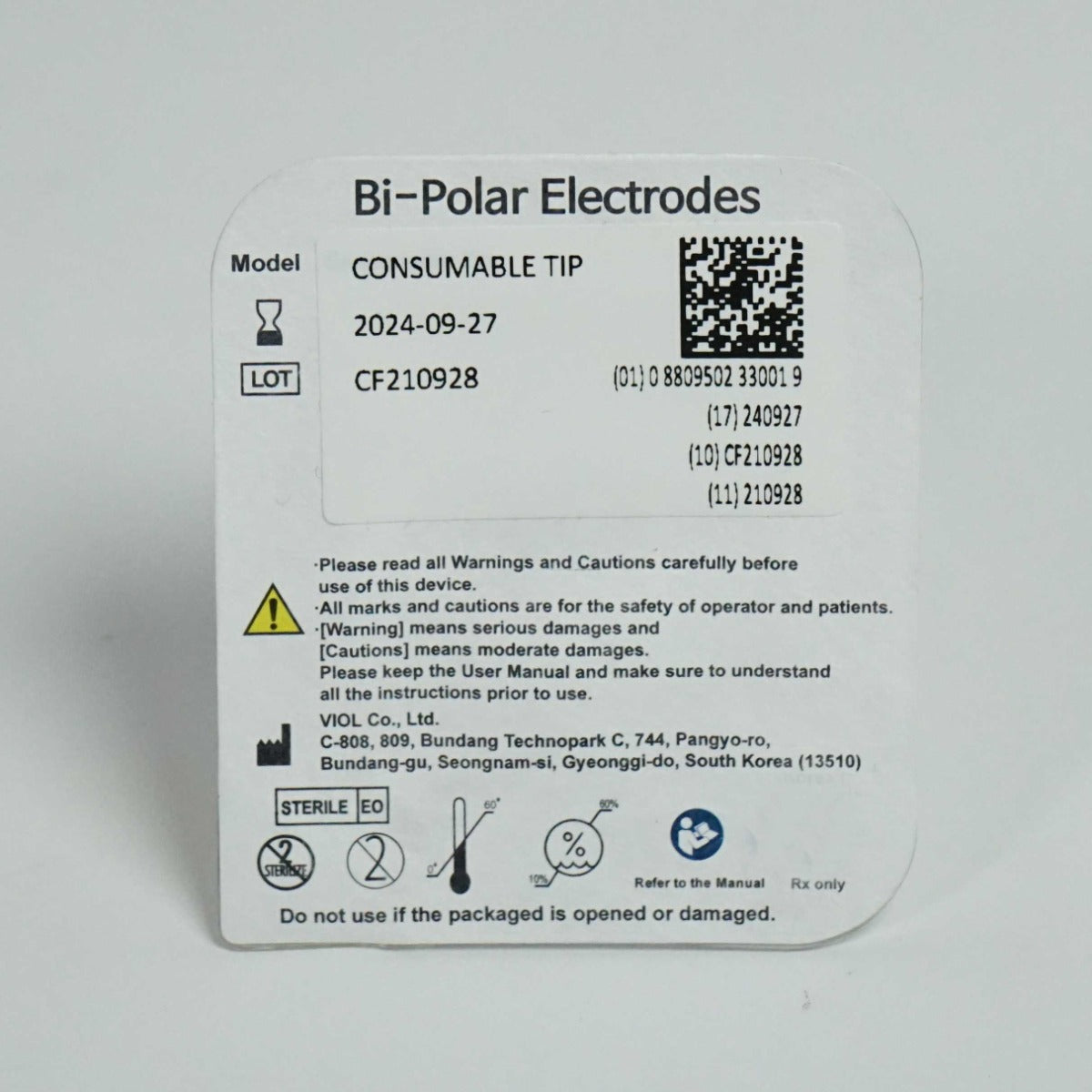Scarlet SRF Bi-Polar Electrodes Consumable Tip Exp 09/2024 x1 Pc