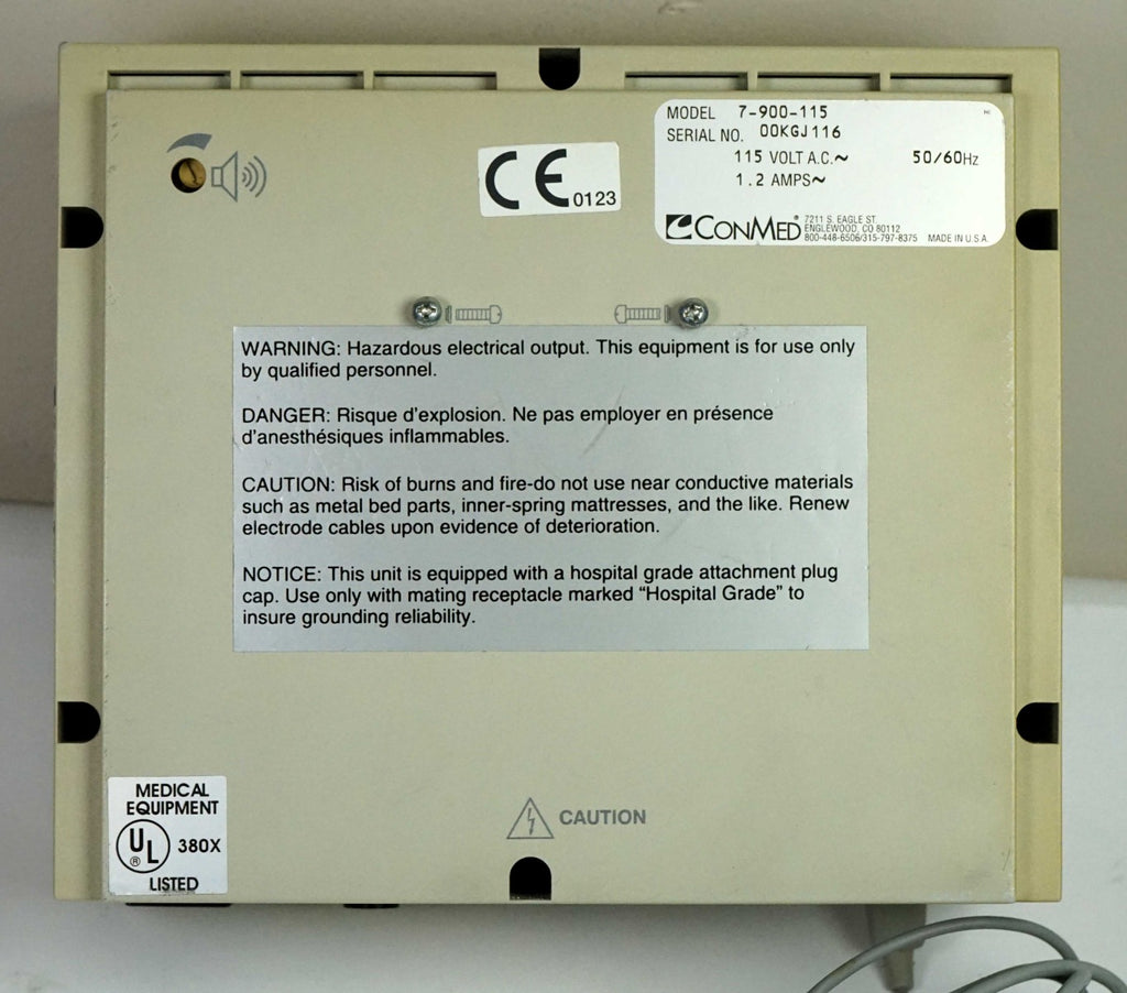 ConMed Hyfrecator 2000 Electrosurgical Unit 7-900-115 High Frequency ESU
