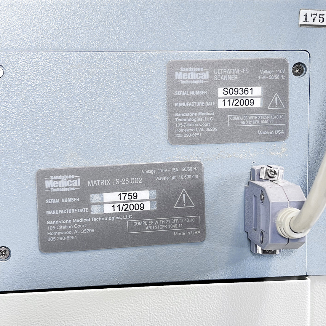 2009 Ellman Sandstone MATRIX LS-25 CO2 Laser System and UltraFine-FS Scanner