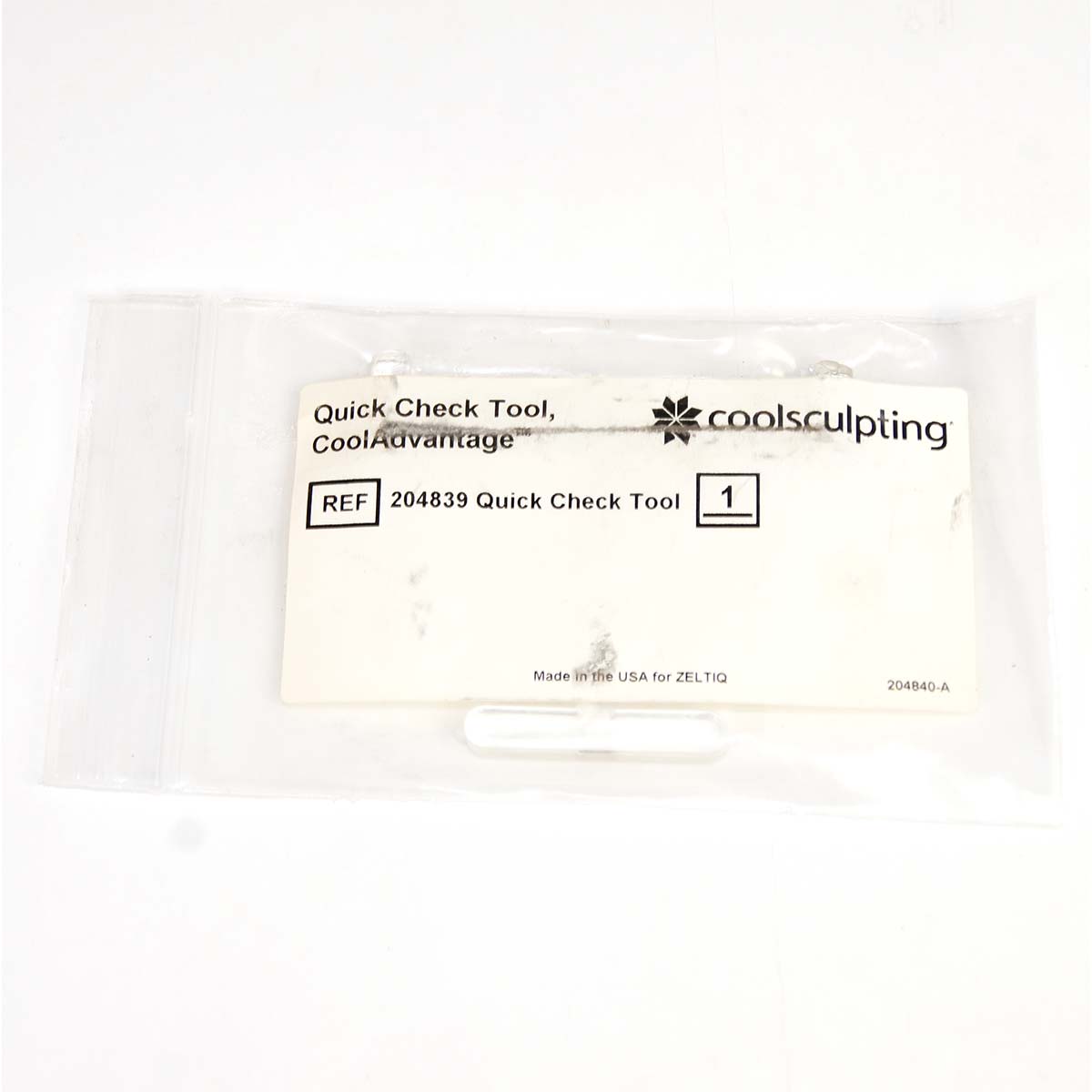 Zeltiq CoolSculpting CoolAdvantage Quick Check Tool 204839