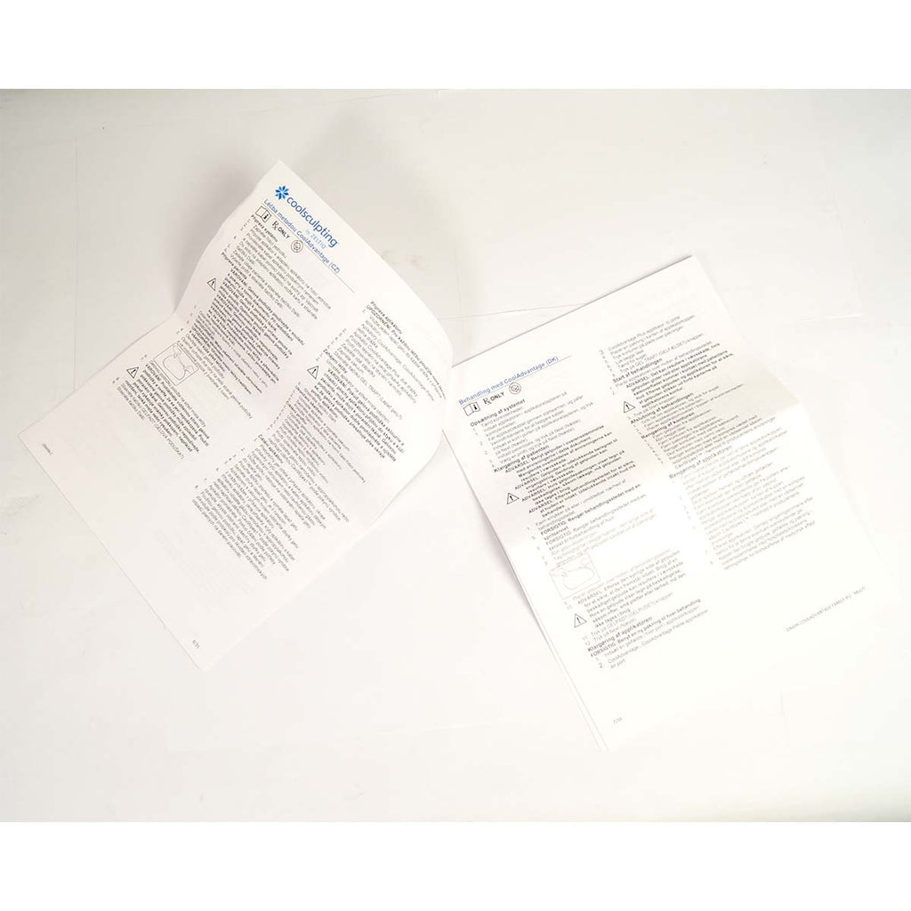 Zeltiq CoolSculpting CoolAdvantage Treatment Quick Guide 206696-C Multilingual