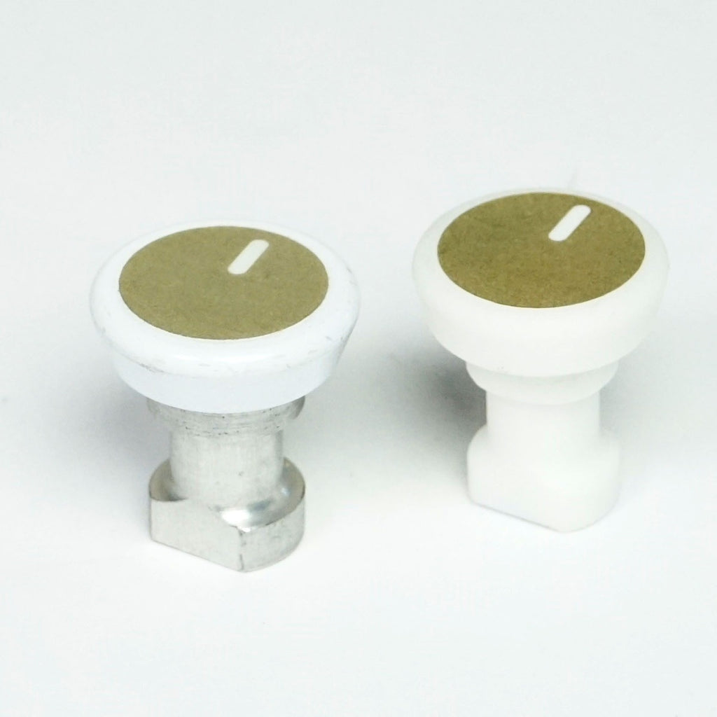 Aerolase LightPod Neo MicroPulse Round Dial Control Knob Plastic Metal PARTS x2