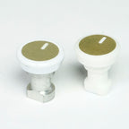 Aerolase LightPod Neo MicroPulse Round Dial Control Knob Plastic Metal PARTS x2