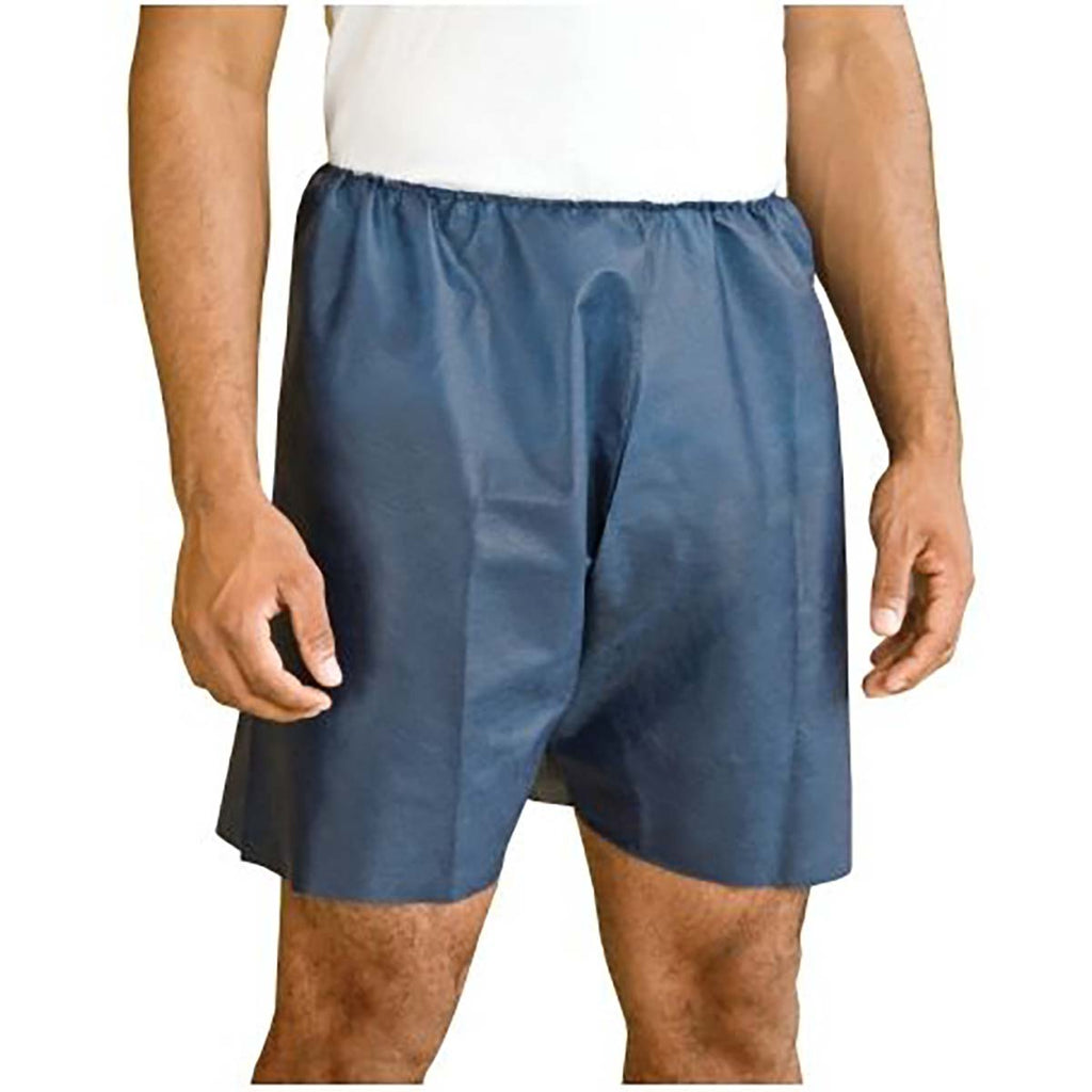 Graham Medical MediShorts Small Medium Navy Disposable Patient Exam Shorts 14pk