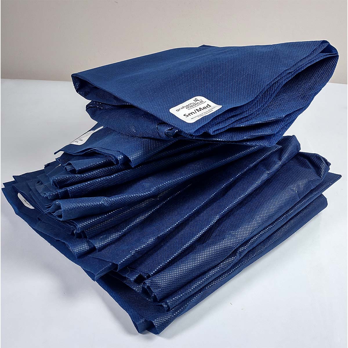 Graham Medical MediShorts Small Medium Navy Disposable Patient Exam Shorts 14pk