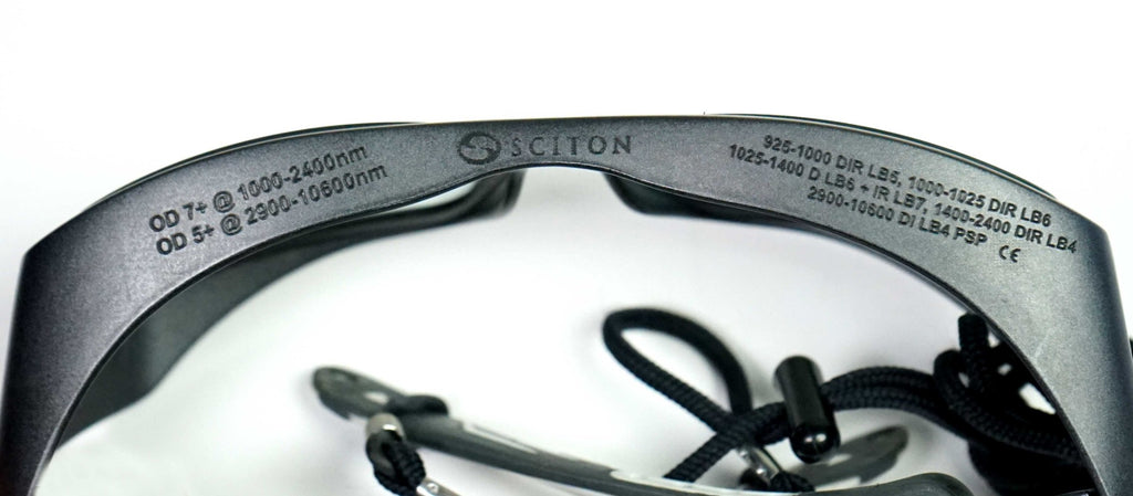 Sciton JOULE HALO Laser Operator Eyewear Safety Glasses Fractional 1470nm 2940nm