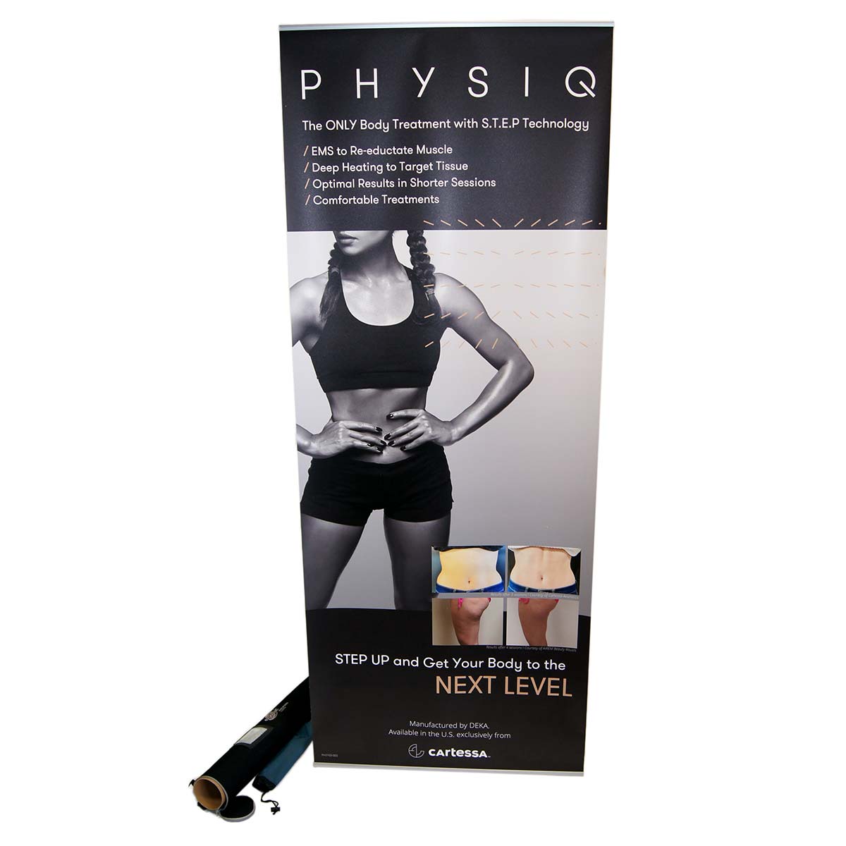 DEKA Cartessa Physiq S.T.E.P. Next Level Marketing Display Banner 33in x 85.5in