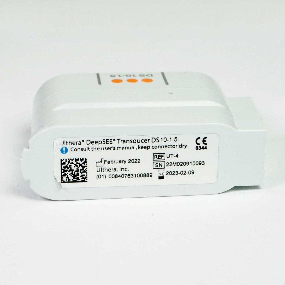 Ulthera Ultherapy DeepSEE Transducer Ultrasound DS 10-1.5N Orange 1836 Lines