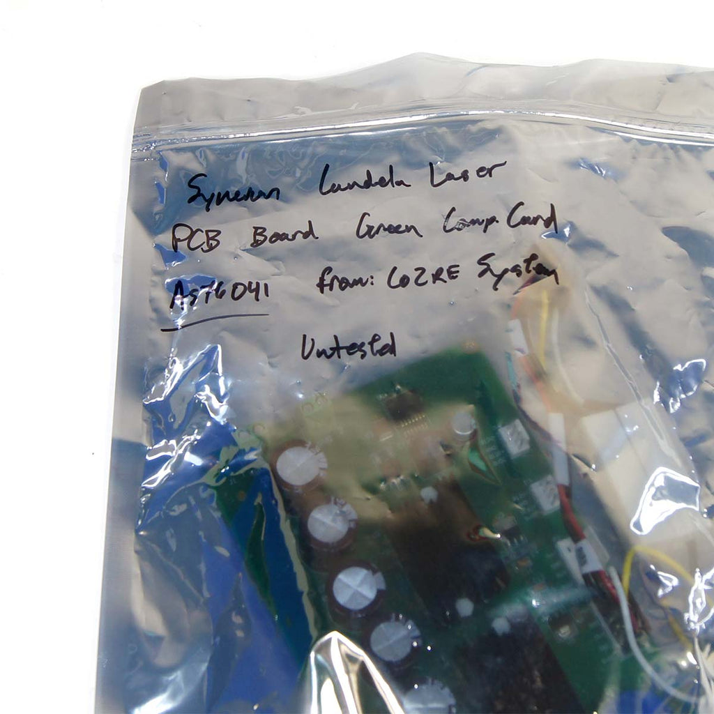 Syneron Candela CO2RE Co2 Laser PCB Green Board Comp Card AS76041 Parts As-Is