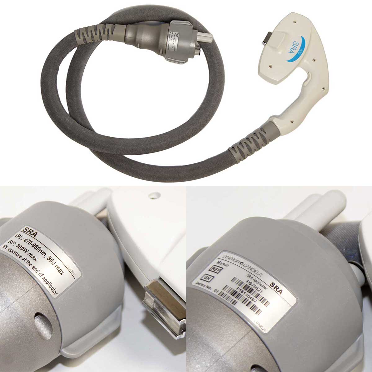 Syneron Elos Plus IPL SRA Skin Tightening Applicator Rejuvenation Handpiece