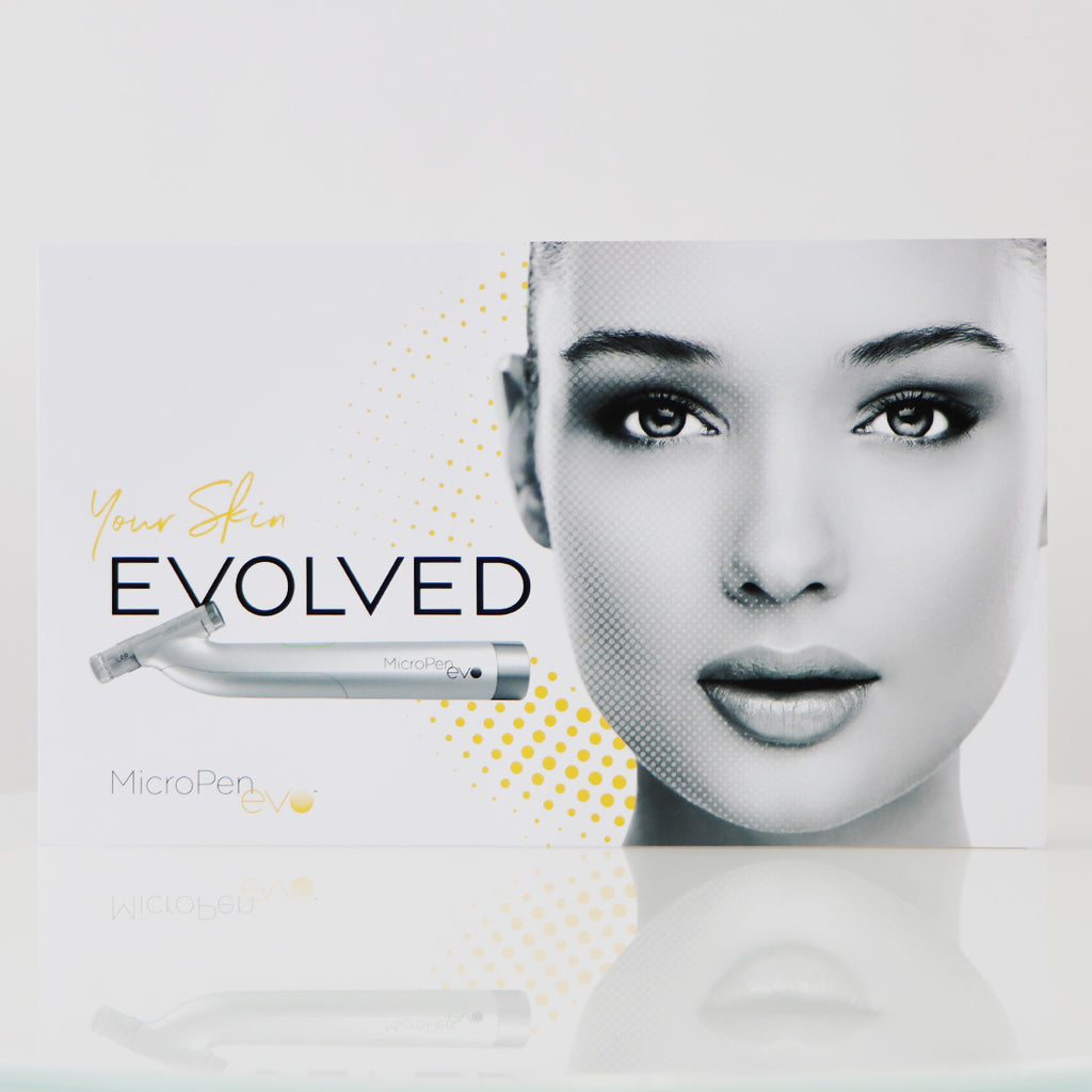 Crown Aesthetics MicroPen EVO Microneedling Pen Brochure Your Skin Evolved 23pk