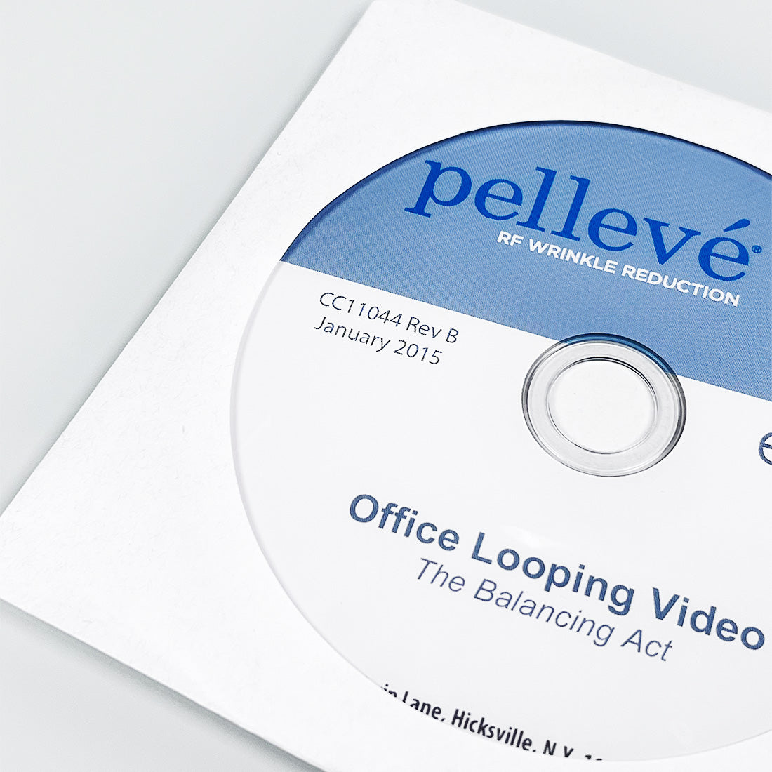 Cynosure Ellman Pelleve S5 RF Wrinkle Reduction OFFICE LOOPING VIDEO CD Patient