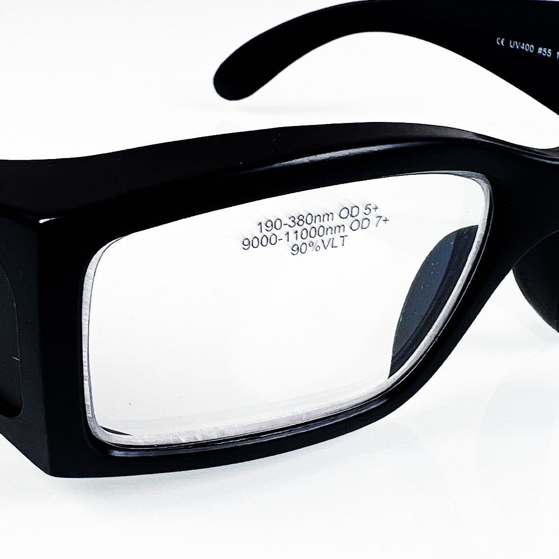 DEKA CO2 Laser Safety Glasses PPE Clear and Green Lens OD5 OD7 @ 190nm / 11000nm