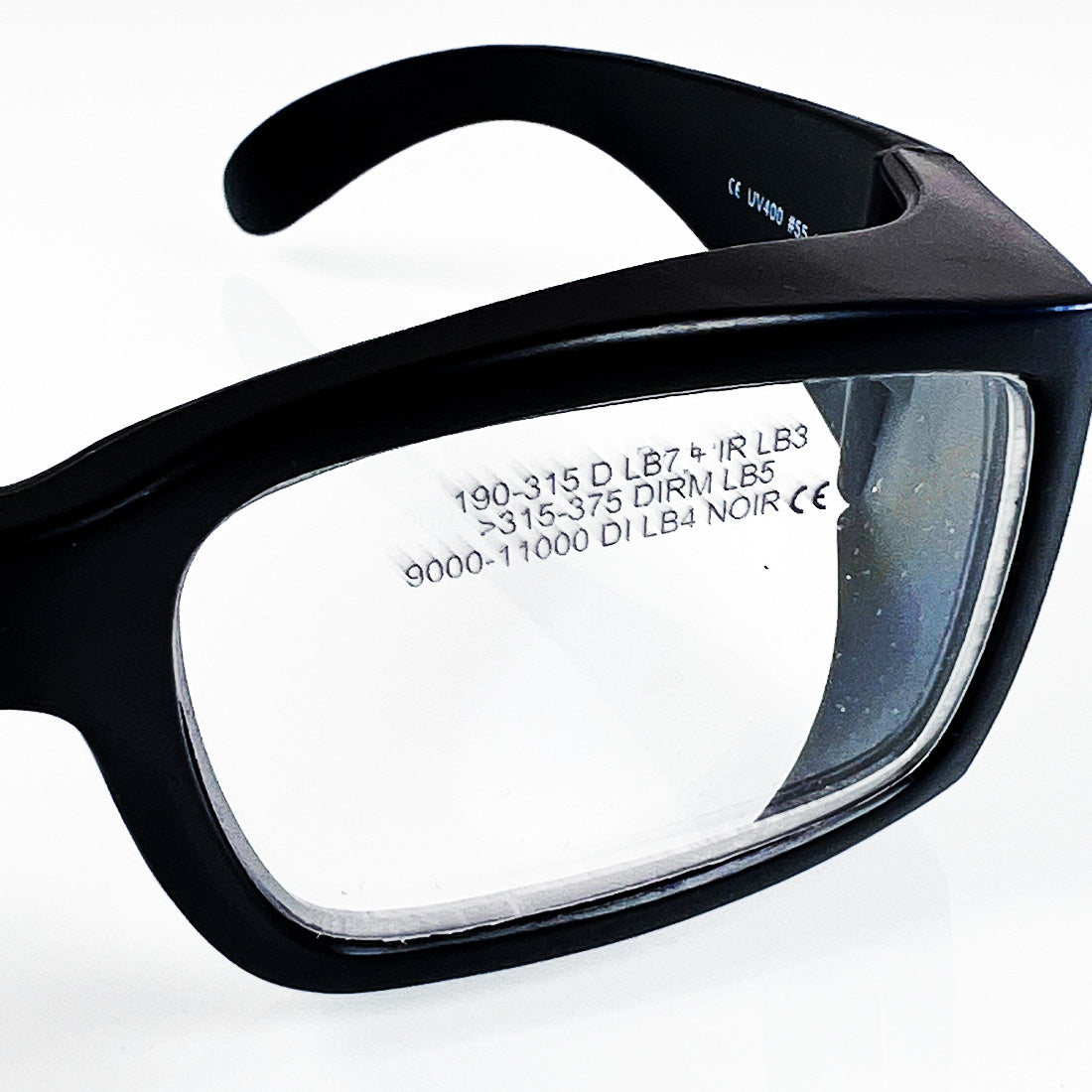 DEKA CO2 Laser Safety Glasses PPE Clear and Green Lens OD5 OD7 @ 190nm / 11000nm