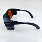 Laserex Laser Safety Glasses PPE Orange Lens OD6+ @ 190-1070nm NOIR Eyewear