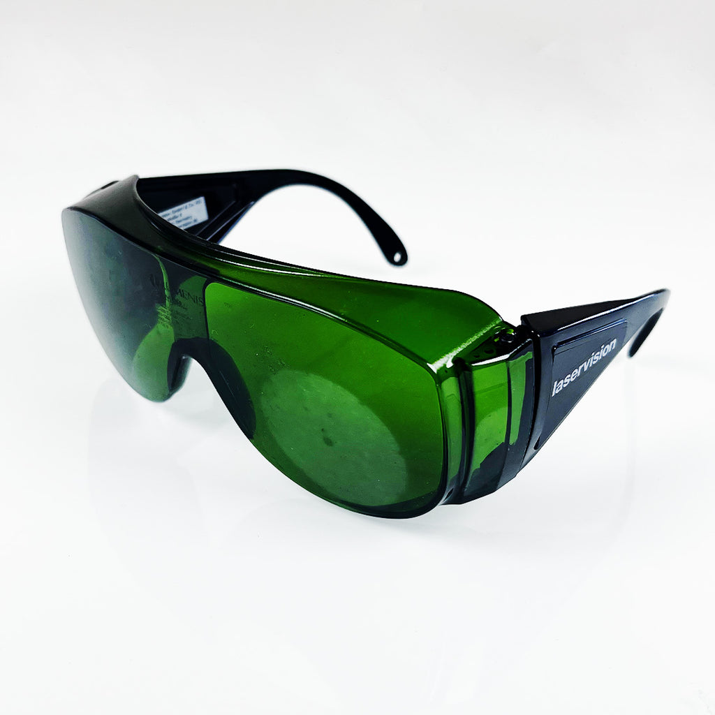 Lumenis IPL Safety Glasses PPE Dark Green Lens OD6 OD4 @ 770-1100nm Eyewear