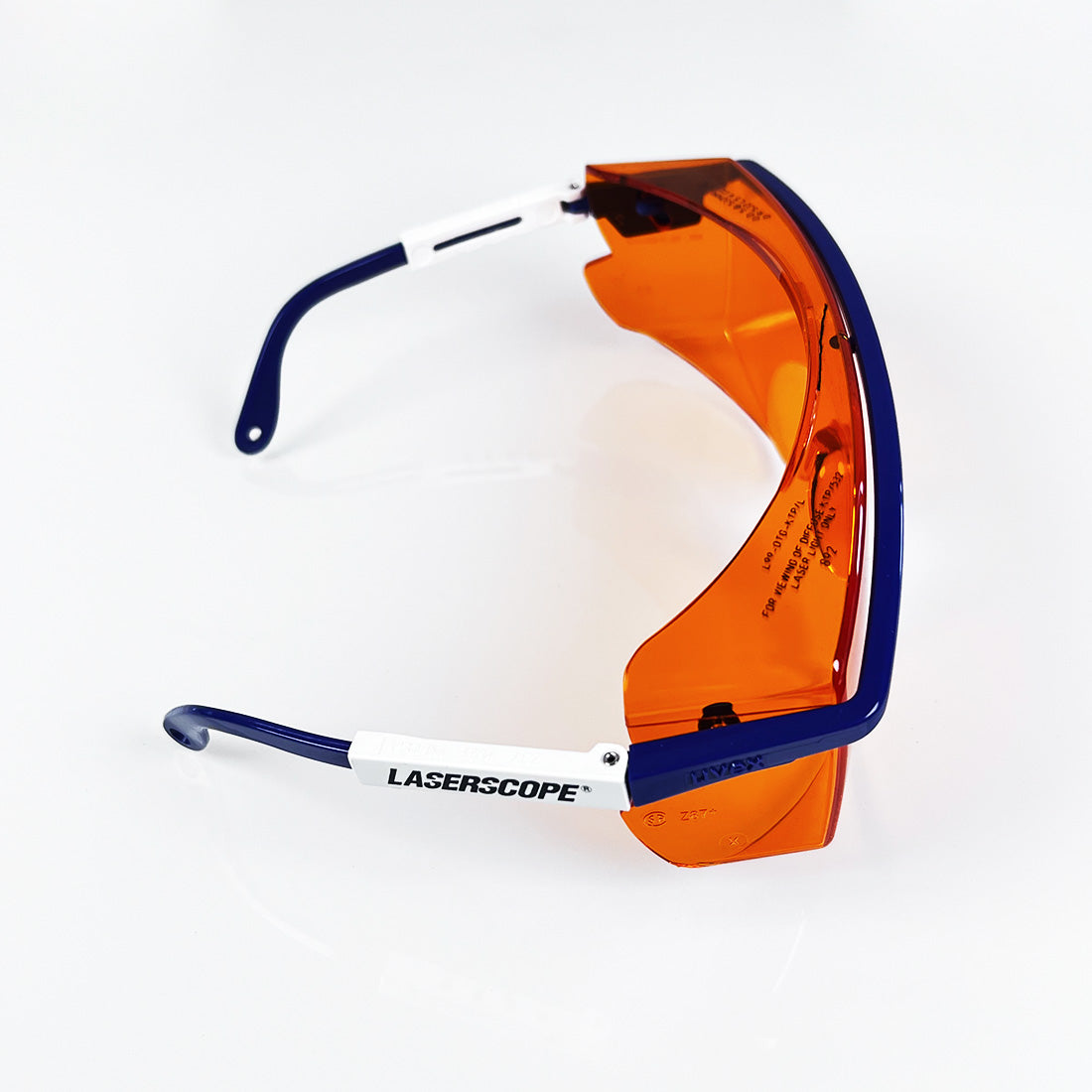 LaserScope Laser Safety Glasses PPE Orange Lens OD5 @ 532nm Adjustable Eyewear