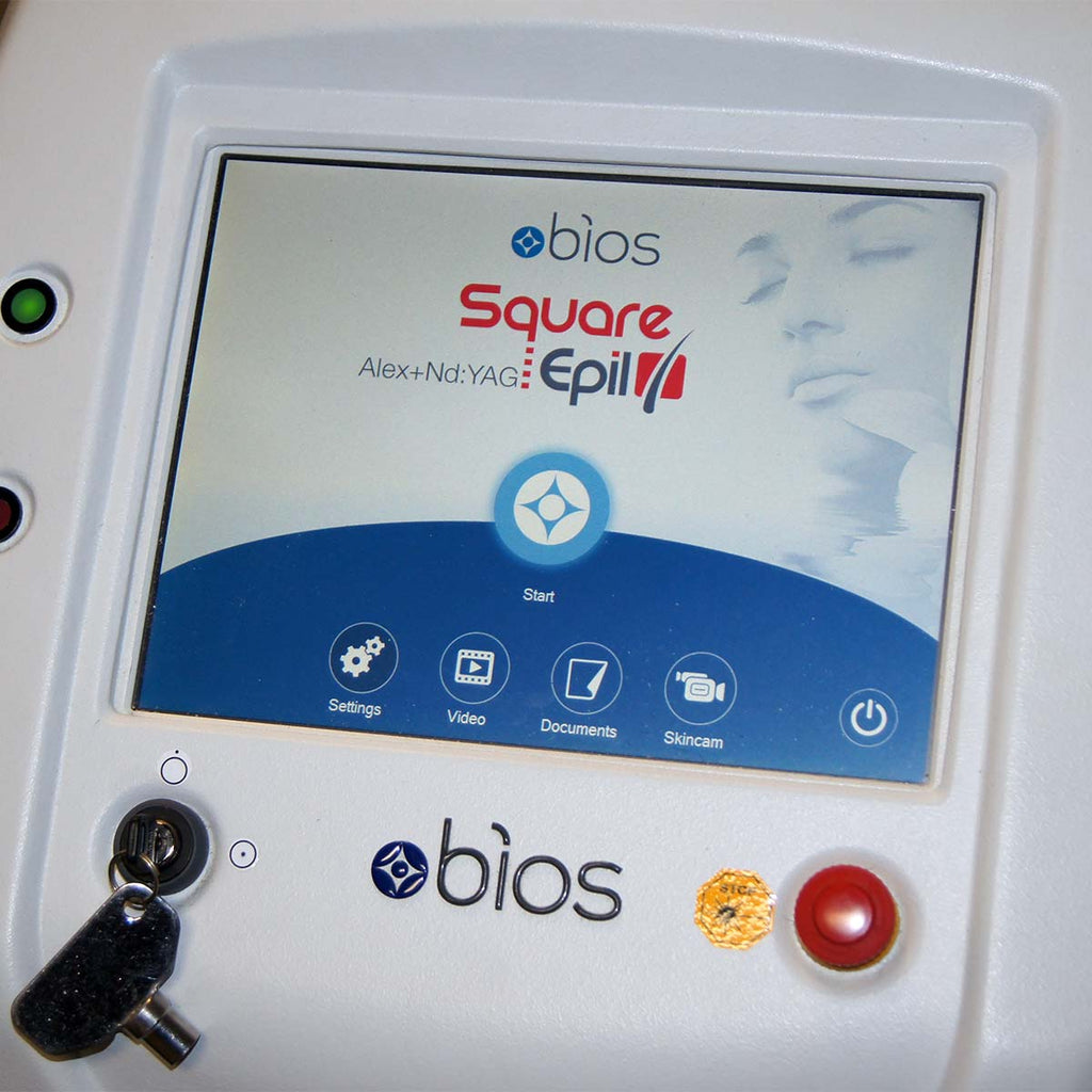 2017 Bios Square Epil Alex Nd YAG Laser Hair Removal Alexandrite 755 1064 nm