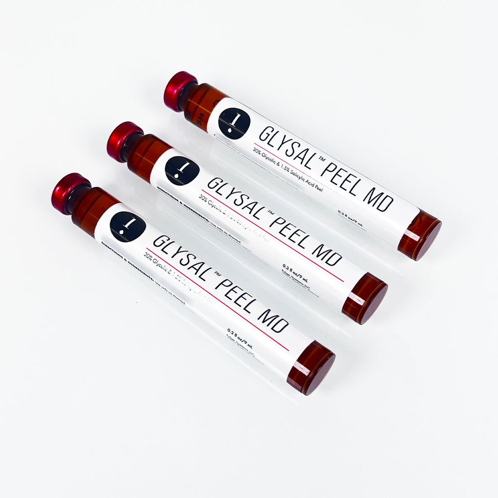 Edge Systems Hydrafacial Glysal Peel MD Glycolic & Salicylic Acid Serum x3 Vials Exp:06/2025
