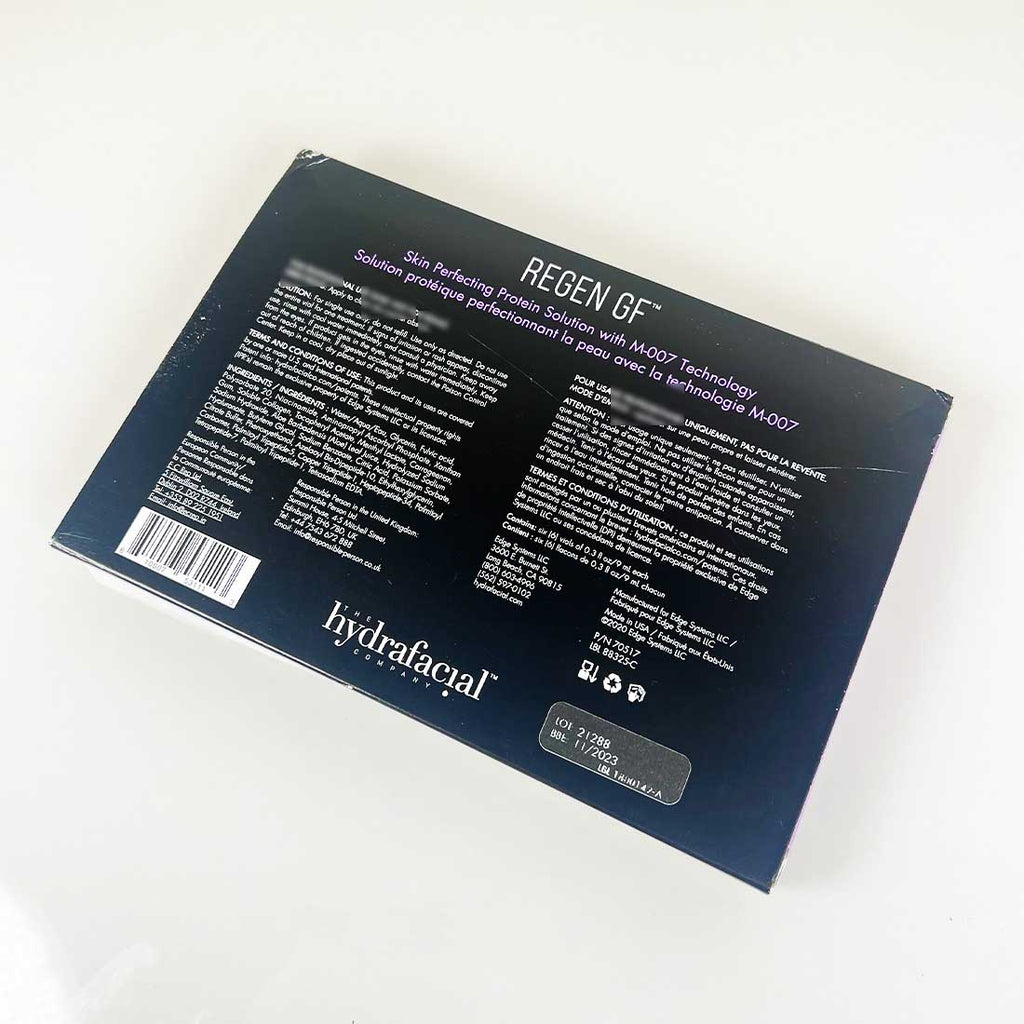 Edge Systems HydraFacial REGEN GF Skin Perfecting Solution Hydra Facial 70517 x6