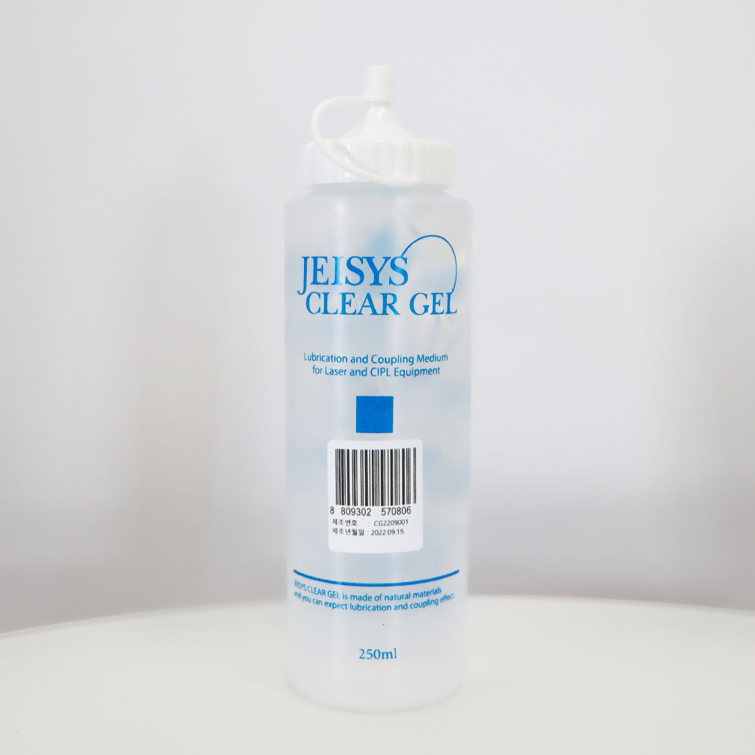 Jeisys Laser CLEAR GEL Lubrication & Coupling Medium CIPL 250ml Bottle