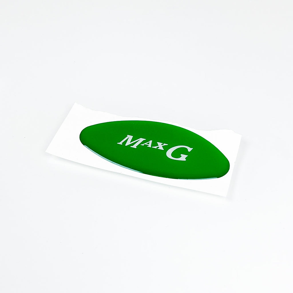 Palomar MaxG IPL Handpiece Sticker Emblem Logo Name Adhesive Decal Max G Green