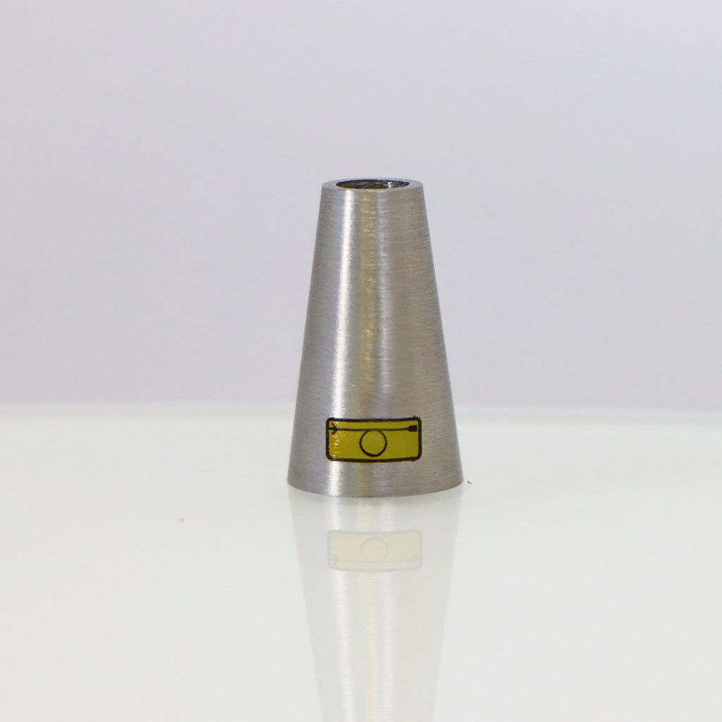 3/4" Long Metal Nose Cone Female Threads 3/16" Tip 3/8" Base Tapered Laser PARTS