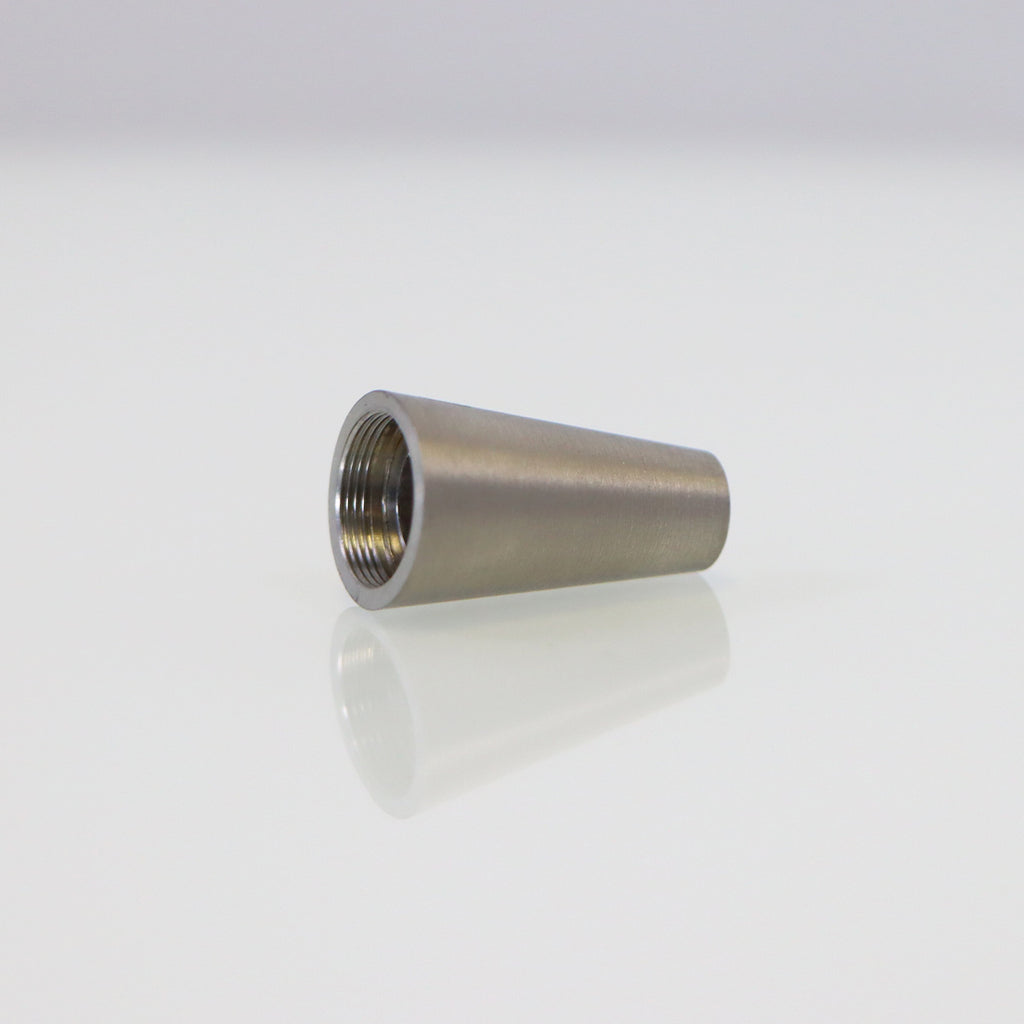 3/4" Long Metal Nose Cone Female Threads 3/16" Tip 3/8" Base Tapered Laser PARTS