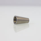 3/4" Long Metal Nose Cone Female Threads 3/16" Tip 3/8" Base Tapered Laser PARTS
