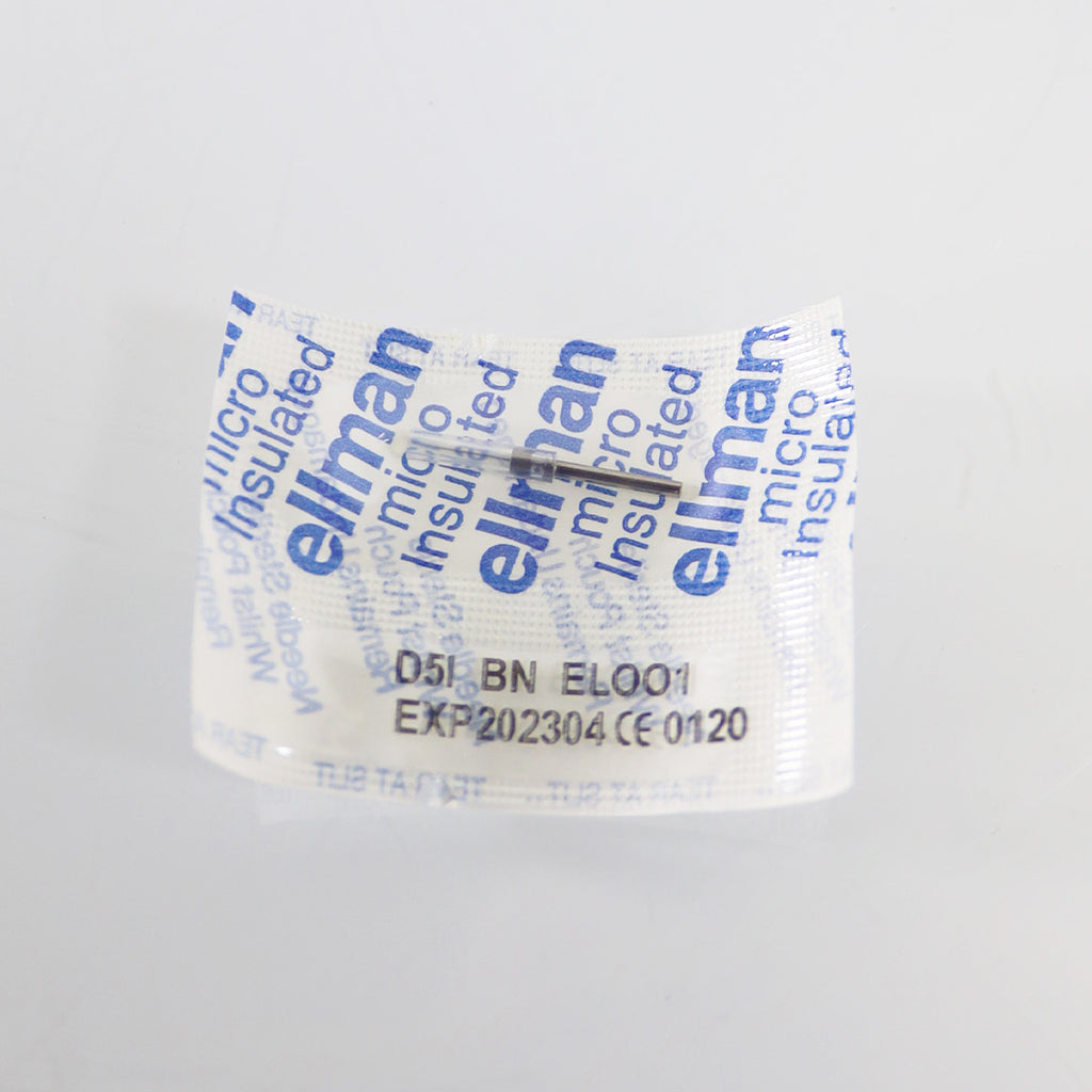 Cynosure Ellman MicroInsulated Needle Disposable Silver H137 Sterile-EX04/23 x48