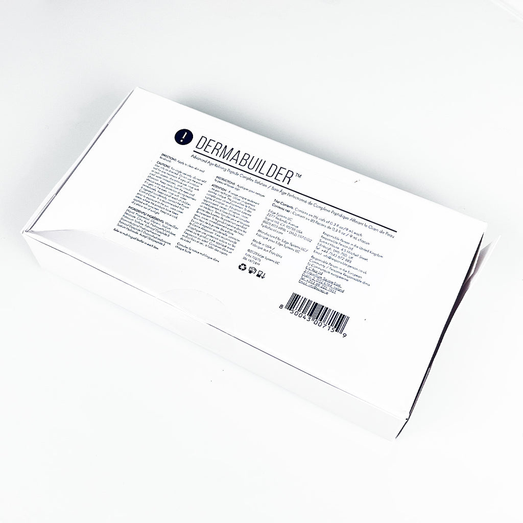 Edge Systems Hydrafacial DermaBuilder Peptide Solution 70276 Wrinkles x6 Pcs