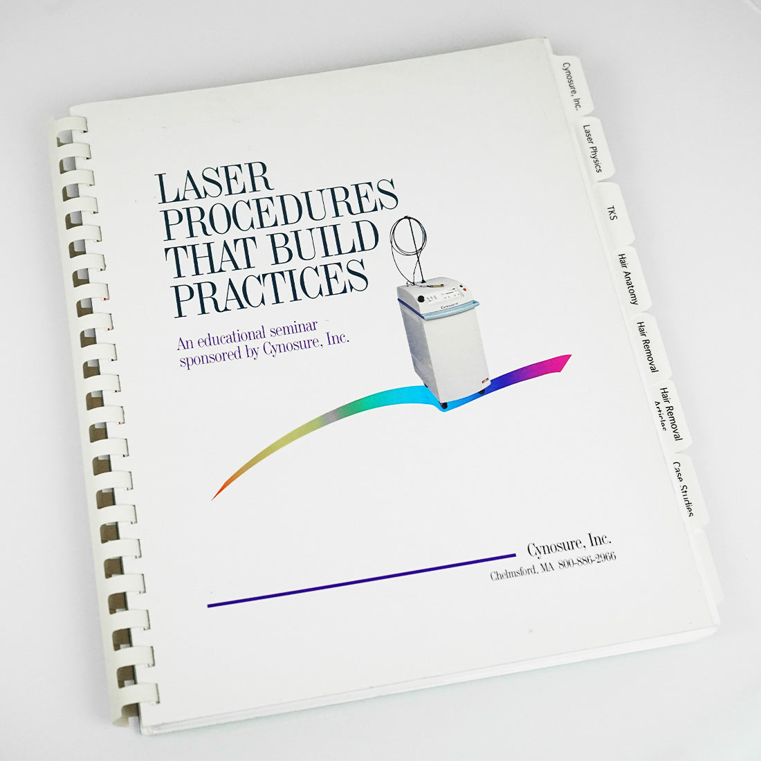 Cynosure Laser Procedures That Build Practices Educational Seminar Business Book