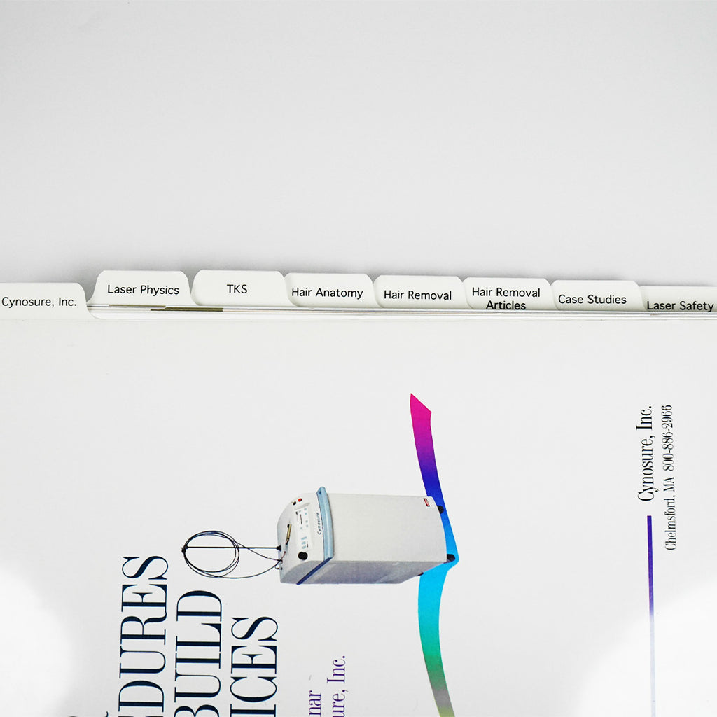 Cynosure Laser Procedures That Build Practices Educational Seminar Business Book